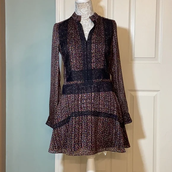 Like new Derek Lam 10 Crosby Floral Dress With Lace Trim - Picture 9 of 14